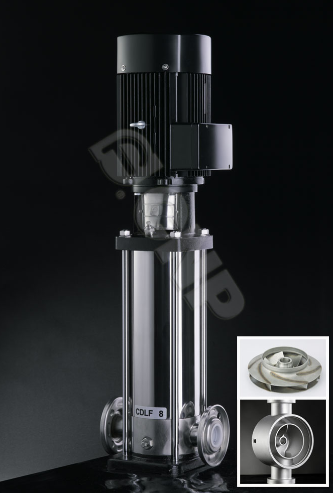 CDLF Vertical multistage stainless steel centrifugal pump 